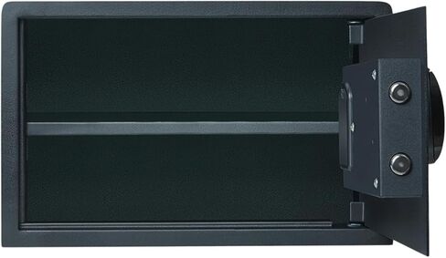 ACS-6 Large Digital Laptop Safe Box for Home, Office & Hotel – Fits 17" Laptop, Shelf, Electronic Keypad, Motorized Bolts, LED Display, USB Port & Emergency Key Lock – 1.25Cu.Ft Black in Saudi Arabia