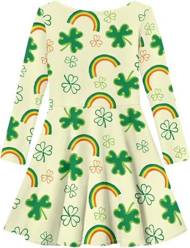 Long Sleeve Dresses for Little Girls Casual Twirly Dresses for Girls 3-16 Years Old in Saudi Arabia