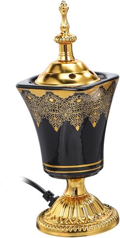 VOSAREA Electric Incense Burner Plug in Censer for Home Office Safe Aromatherapy with No Open Flame Elegant Design for Yoga Rooms Relaxation in Saudi Arabia