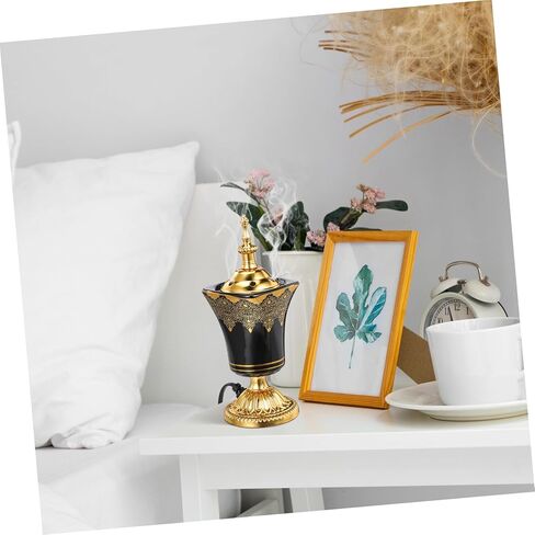 VOSAREA Electric Incense Burner Plug in Censer for Home Office Safe Aromatherapy with No Open Flame Elegant Design for Yoga Rooms Relaxation in Saudi Arabia