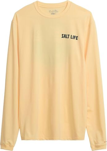 Salt Life Men's Live Above Or Below Long Sleeve Stretchy Fit Performance Tee in Saudi Arabia