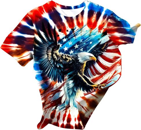 Kids Novelty Tie Dye Shirt Size 5-12 in Saudi Arabia