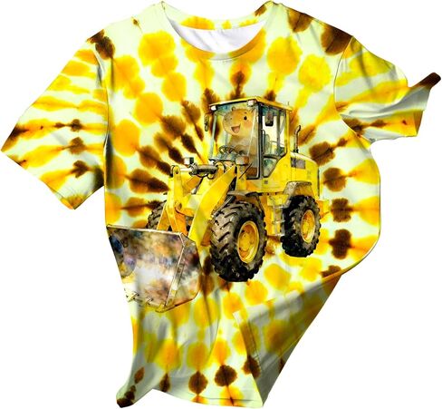 Kids Novelty Tie Dye Shirt Size 5-12 in Saudi Arabia