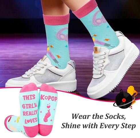 Kpop Gifts for Girls and Women - K Pop Socks for Teen Girls Adlut Women in Saudi Arabia