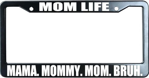 These Curbs aren't Going to Hit Themselves Matte Black License Plate Frame Cover Humor Funny, Heavy Duty Stainless Steel Auto Car Tag Frame with 2 Holes & Free Screws in Saudi Arabia