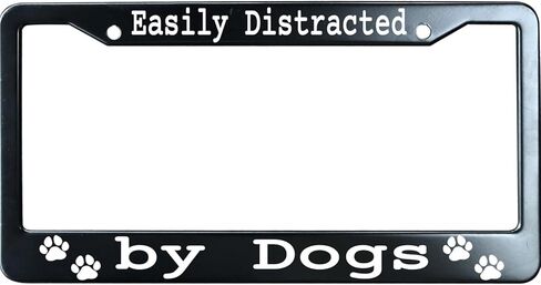 These Curbs aren't Going to Hit Themselves Matte Black License Plate Frame Cover Humor Funny, Heavy Duty Stainless Steel Auto Car Tag Frame with 2 Holes & Free Screws in Saudi Arabia