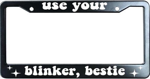 These Curbs aren't Going to Hit Themselves Matte Black License Plate Frame Cover Humor Funny, Heavy Duty Stainless Steel Auto Car Tag Frame with 2 Holes & Free Screws in Saudi Arabia
