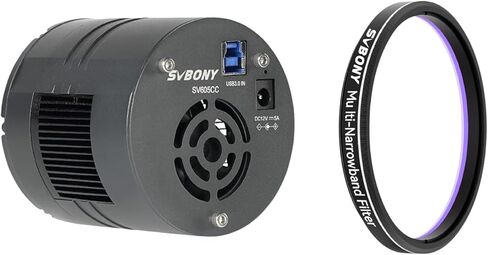 SVBONY SV605CC Cooled Astrophotography Camera, Double Layer Semiconductor Refrigeration, 9MP IMX533 USB3.0 CMOS Astronomy Camera with 2" 7nm Dual-Band Nebula Filter for Deep Sky Astrophotography in Saudi Arabia