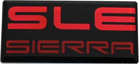 استبدال شعار الكابينة SSDD SLE Sierra لـ GMC 1500 2500 3500 شارة جانبية لسقف الكابينة 88 89 90 91 جديد-1 قطعة (كروم) CH-SLEsierra in Kuwait