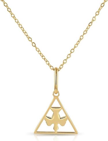 TILO JEWELRY 14K Solid Yellow Gold Holy Spirit Dove Pendant Charm in Saudi Arabia