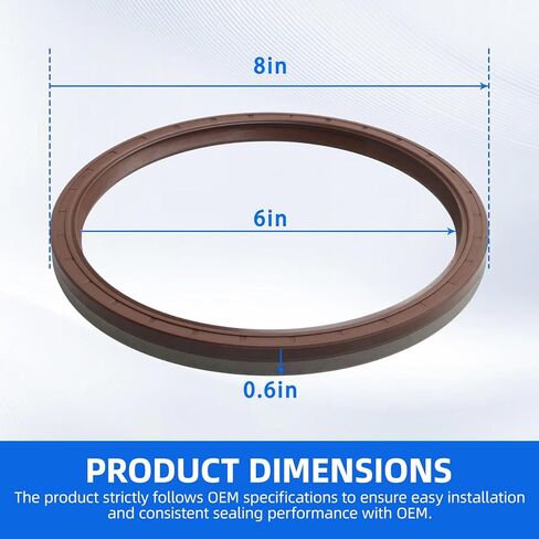 1543896 20441481 85108352 الختم الخلفي للعمود المرفقي/ختم عمود الإدخال لمحرك فولفو D13 Mack MP8، الختم الرئيسي الخلفي للخدمة الشاقة ومجموعة استبدال ختم عمود إدخال ناقل الحركة in Kuwait
