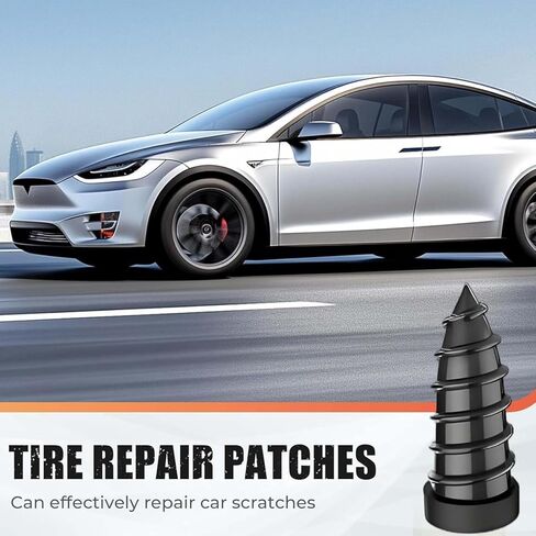 Tire Repair Rubber Nails Kit with 2 Sizes, 2026 New Vacuum Tire Repair Rubber Nail, Tire Rubber Nails Tool, Fast Self-Service Tire Repair Tools for Car, Motorcycle, Truck, Bike (40Pcs) in Saudi Arabia