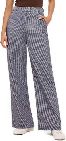 NIMIN Wide Leg Dress Pants for Women High Waisted Work Trousers Business Casual Palazzo Slacks 2025 with Pockets in Kuwait