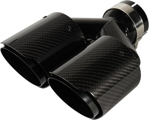 Carbon Fiber Dual Exhaust Tip 2.5 Inch Inlet 4 Inch Outlet Dual Carbon Fiber Exhaust Tip in Saudi Arabia