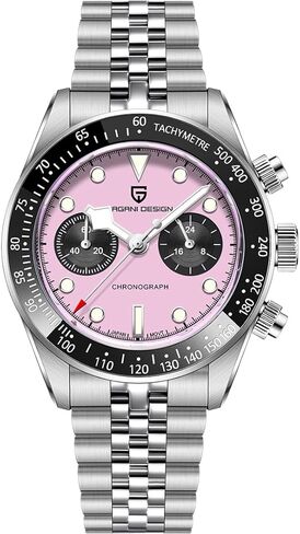 LACZ DENTON Pagani Design Panda Dial Men's Chronograph Watches Japan VK64 Movement Stianless Steel 100M Waterproof Men Fashion Casual Watch in Saudi Arabia