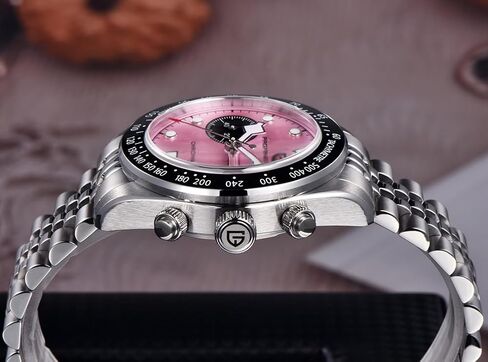 LACZ DENTON Pagani Design Panda Dial Men's Chronograph Watches Japan VK64 Movement Stianless Steel 100M Waterproof Men Fashion Casual Watch in Saudi Arabia