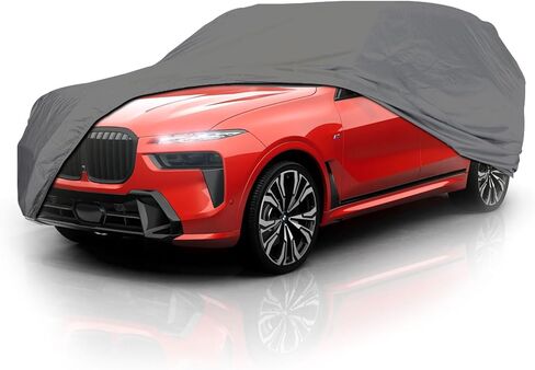 USCarCover 5 طبقة حماية من جميع الأحوال الجوية غطاء سيارة مناسب شبه مخصص لسيارة BMW X7 2019-2026 SUV تغطية كاملة للتلوث والغبار والشمس والثلج والمطر حماية من جميع الأحوال الجوية، قابل للتنفس in Saudi Arabia