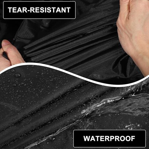X AUTOHAUX Car Cover Outdoor Waterproof Sun Rain Snow Hail Protection with Left Side Door Zipper 210D-PU for Lexus TX in Saudi Arabia