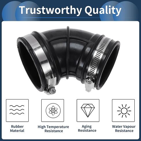 Engine Air Intake Hose for Nissan Pathfinder 1996-2000 Air Intake Duct No.165780W001 Rubber 1 Pc Clamp in Saudi Arabia