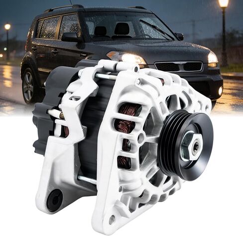 11311N Alternator Replacement Compatible with 2007-2012 Hyundai Elantra 2.0L, Kia Soul, Spectra, Spectra5, High Output Alternator Replace 3730023650 2655635 3730023650RU 11452N in Kuwait