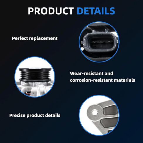 11311N Alternator Replacement Compatible with 2007-2012 Hyundai Elantra 2.0L, Kia Soul, Spectra, Spectra5, High Output Alternator Replace 3730023650 2655635 3730023650RU 11452N in Kuwait