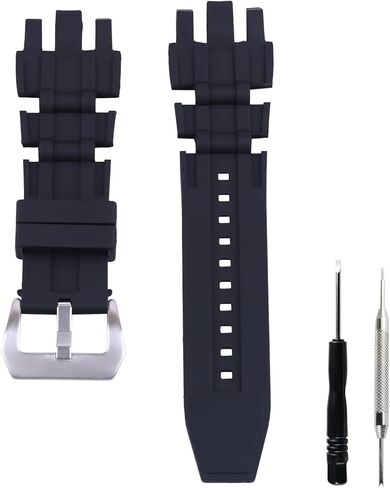 Men's rubber watch strap compatible with Invicta Subaqua Reserve 1395 6180 6829 80585 12040 12051 12344 16252 16313 16314 16830 18543 18552 Outdoor sports waterproof silicone watch band accessories Wrist strap bracelet for women in Saudi Arabia