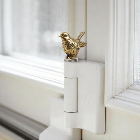 9 Pcs Sparrow Hinge Heads Decorative Topper Set, Vintage Bird Door Hinge Decorative Topper for Hinges Cabinets Shelves Etc in Kuwait