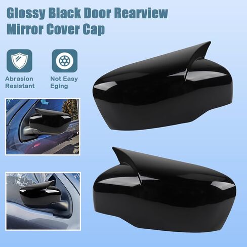 XITER Rear View Side Mirror Cover Side Mirror Cap for Nissan Frontier 2022-2026,Glossy Black in Saudi Arabia