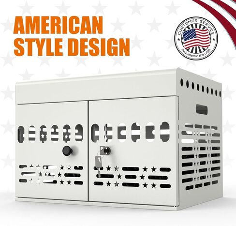 12-Device Tablet Charging Station Lock Box, Computer Cabinet with 2 Keys – Multi-Device Charging Cabinet for iPads, Chromebooks, Fire HD & Phones – Office, School, Hospital (Black),Fully Assembled in Kuwait