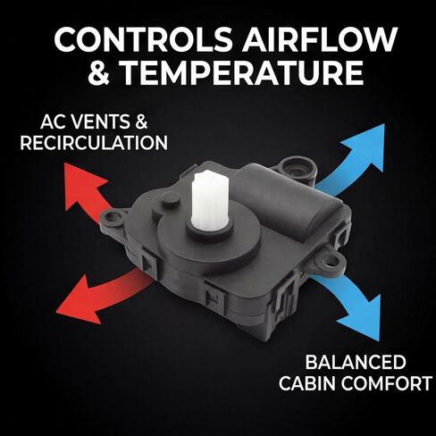 مشغل باب مزيج HVAC 604-185 متوافق مع Chevy Equinox 2010-2013 GMC Terrain 2010-2013 يستبدل 604185 25952814 in Saudi Arabia