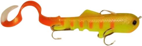 Super-D Swimbait - طُعم صيد واقعي للباس، والمسك، والوالي، والكرابي، والمزيد - هدايا صيد للرجال - طعوم سباحة 4.7 أونصة 9 بوصة (14 بوصة مع ذيل) وطُعم باس (سيرك شارتروز) in Saudi Arabia