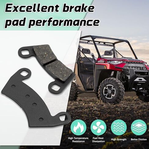 For Polaris XP 1000 Front and Rear Brake Pads 2019 2021 General 1000 EPS 2016 2018 Brake Pad Ranger Crew XP 1000 2020 2023 (4 wheel) in Kuwait