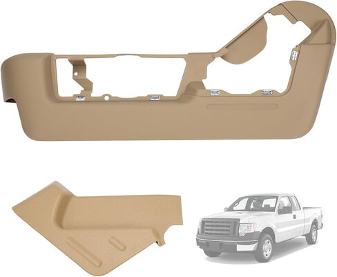 2 Left Driver Side Front Power Seat Switch Panel Bezel Trim Covers- Beige Fits F-150 2009-2014 BL3Z-1562187-AB BL3Z-1562187-AA BL3Z-1561693-AB in Saudi Arabia