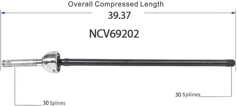 محور السيرة الذاتية الأمامي الأيسر متوافق مع 1984-1985 Toyota 4Runner 4WD و1981-1987 Toyota Land Cruiser 4WD و1979-1985 Toyota Pickup، مجموعة عمود مفصل السيرة الذاتية للسائق الأمامي OE# NCV69202 in Saudi Arabia