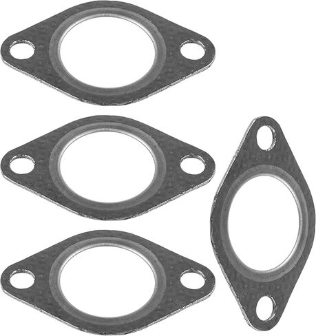 Caltric 4 Muffler Exhaust Pipe Gasket Seal Compatible with Kawasaki Mule/Trans 4010 KAF620 2009-2022 in Saudi Arabia