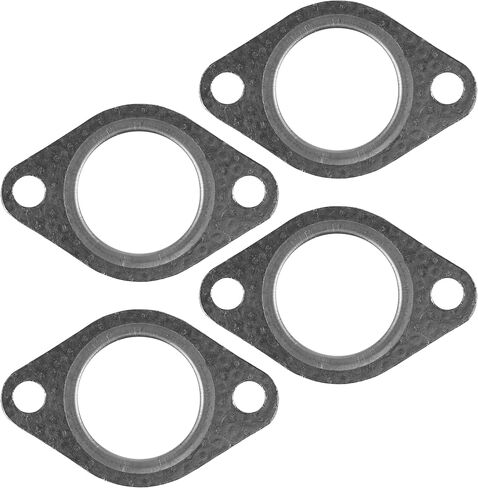 Caltric 4 Muffler Exhaust Pipe Gasket Seal Compatible with Kawasaki Mule/Trans 4010 KAF620 2009-2022 in Saudi Arabia