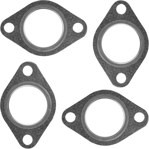 Caltric 4 Muffler Exhaust Pipe Gasket Seal Compatible with Kawasaki Mule/Trans 4010 KAF620 2009-2022 in Saudi Arabia