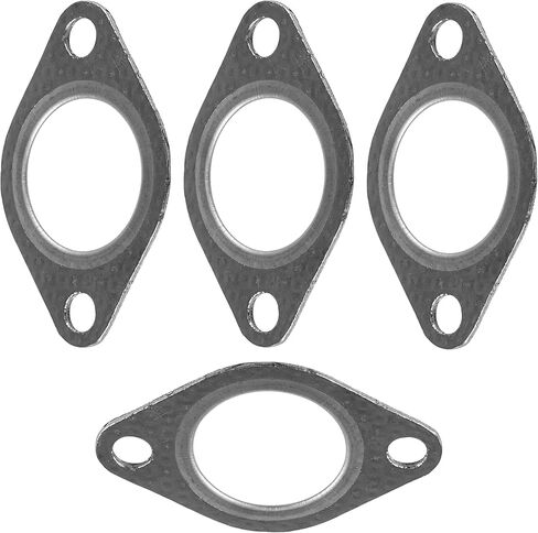 Caltric 4 Muffler Exhaust Pipe Gasket Seal Compatible with Kawasaki Mule/Trans 4010 KAF620 2009-2022 in Saudi Arabia