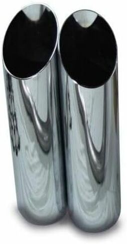 Shopline Dual 3 بوصة يناسب Ram 1500 94'-03' Flowmaster Super 44 سلسلة Slash Chrome Tip in Kuwait