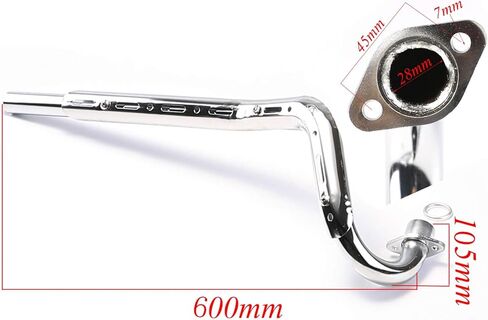 28 مللي متر 1.1 بوصة ماسورة عادم كاتم الصوت لـ CRF50F XR50 أبولو 70cc 110cc 125cc 150CC SDG SSR الترابية دراجة الطرق غير الممهدة ATV رباعية عربات التي تجرها الدواب Taotao in Saudi Arabia