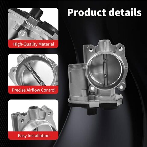 Electric Throttle Body for Buick Allure V6 3.6L 2010 Buick Enclave 3.6L 2008-2011 Chevy Traverse 3.6L 2009-2011 GMC Acadia 3.6L 2007-2011 [S20017, 12616995, 217-3104, TB1034] in Saudi Arabia
