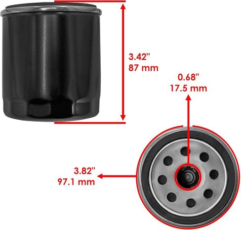 Powersports Replacement Oil Filter Engine Protection for ATV UTV Motorcycle For Oil Filter For Harley Davidson FLHRCI 1FRR 1FRW Road King Classic 1998-2006 Mod-CCAF8-3401 in Saudi Arabia