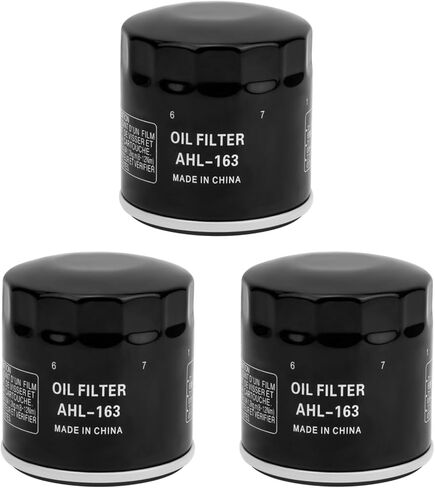 AHL 163 فلتر زيت 11001341616 11421460697 11421460845 متوافق مع BMW R1100GS ABS 1100 1993 1995-1999 (3 قطع) in Saudi Arabia