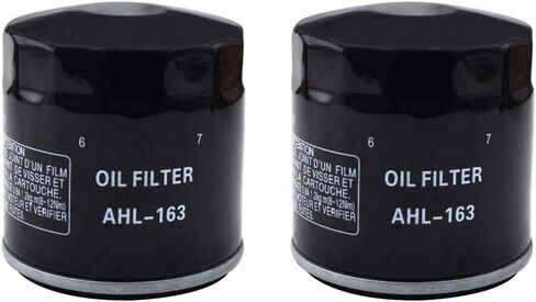 AHL 163 فلتر زيت 11001341616 11421460697 11421460845 متوافق مع BMW R1100GS ABS 1100 1993 1995-1999 (3 قطع) in Saudi Arabia