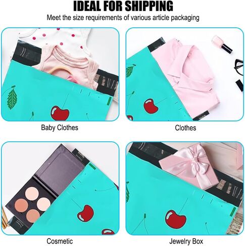 100Pcs Thickened Blue Mailer Bags Eco-friendly Delivery Bags for Shipping and Packaging Multipurpose Courier(6 in x 9 in) in Saudi Arabia