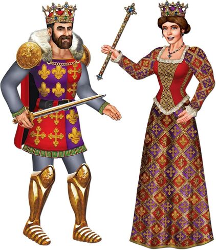Jointed Royal King & Queen Party Accessory (1 count) (1/Pkg) in Saudi Arabia
