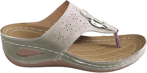 Orthopedic Sandals for Women Comfort Dressy Flip Flops Arch Support T-Stray Wide Width Slippers Beach Walking 2025 Wedge Casual Comfortable Flat Open Toe Platform Non-Slip Summer Dress Shoes in Saudi Arabia