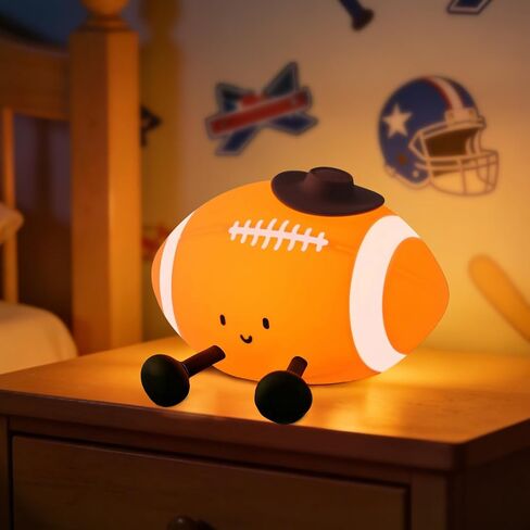 Cute Pumpkin Silicone Night Light - Funny Lamp, Dimmable, Rechargeable, Nursery Squishy Light for Breastfeeding, Room Décor in Saudi Arabia