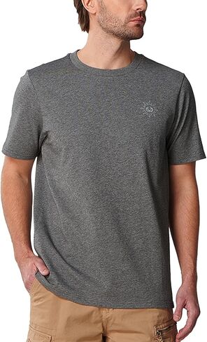 ALLZERO Men's Heavyweight Cotton Relaxed Fit Short Sleeve T-Shirt Crew Neck Vintage Graphic Tees Men in Saudi Arabia