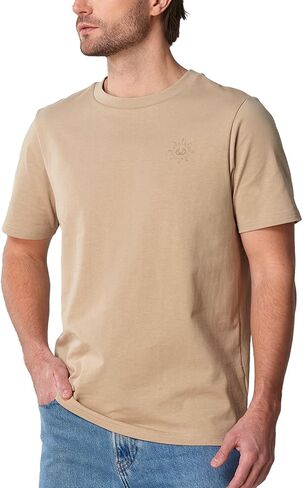 ALLZERO Men's Heavyweight Cotton Relaxed Fit Short Sleeve T-Shirt Crew Neck Vintage Graphic Tees Men in Saudi Arabia